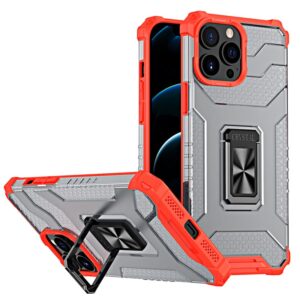 Crystal Ring Magnetic Armor Case Apple iPhone 11 Pro Max Κόκκινο
