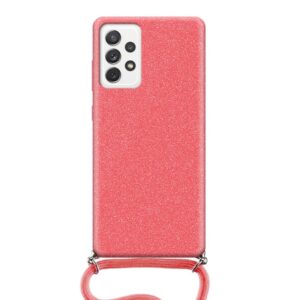 Θήκη με Λουράκι Λαιμού Stardust Samsung Galaxy A32 4G  Ρόζ