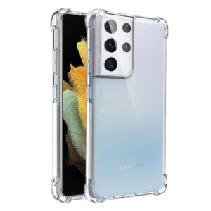 Θήκη Σιλικόνης 1.5mm Anti Shock για Samsung Galaxy S21 Ultra Διάφανη