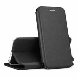 Θήκη Samsung Galaxy J7 2017 Flip Curved Μαύρο