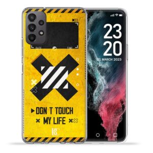 Θήκη για Samsung Galaxy A73 5G Dont Touch My Life Yellow