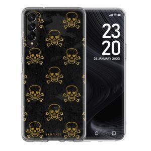 Θήκη για Samsung Galaxy A50 / A30s / A50s Pattern Skull Black Gold