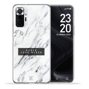 Θήκη για Xiaomi Redmi Note 10 Pro / 10 Pro Max Marble Never Look Black
