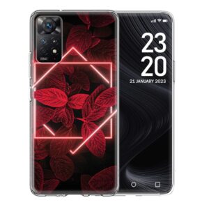 Θήκη για Xiaomi Redmi Note 11 / 11s Neon Red Leaves