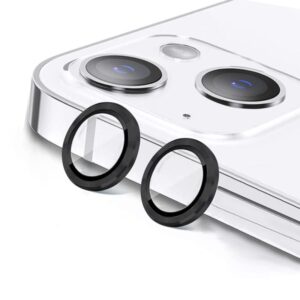 Tempered Glass Color Lens Πίσω Κάμερας για Apple iphone 14 / 14 Plus Μαύρο