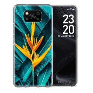 Θήκη για Xiaomi Poco X3 / X3 Pro Flowers Heliconia Blooming