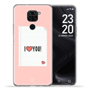 Θήκη για Xiaomi Redmi Note 9 Paper i Love You