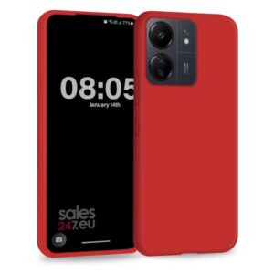 Θήκη Xiaomi Redmi 13C 4G Premium Silicone Cotton Case Σκούρο Πράσινο